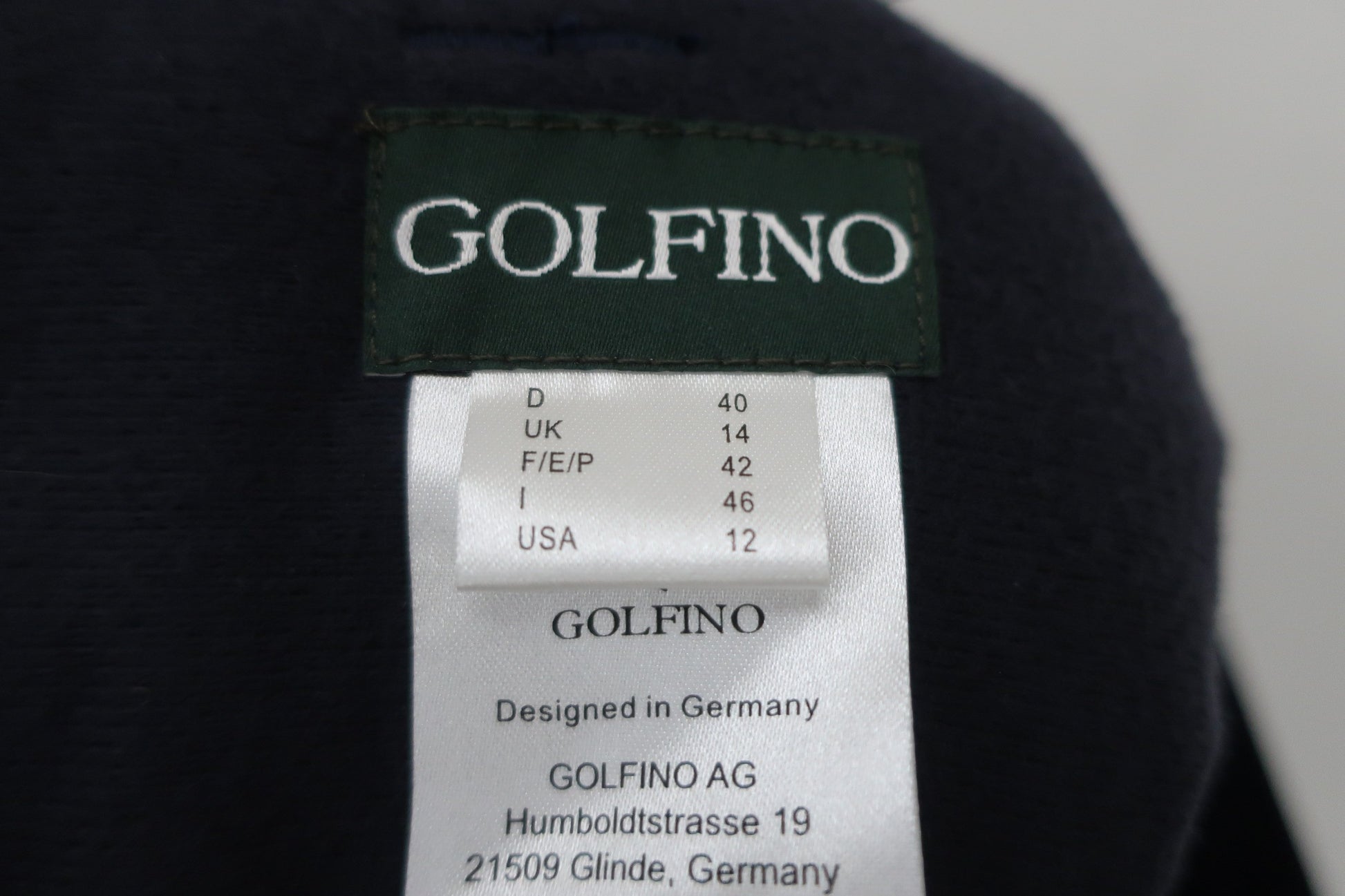 GOLFINO(ゴルフィーノ) パンツ ネイビー レディース USA表記12 A