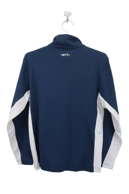 GARB(ガーブ) 長袖ジップアップシャツ ネイビー レディース L A