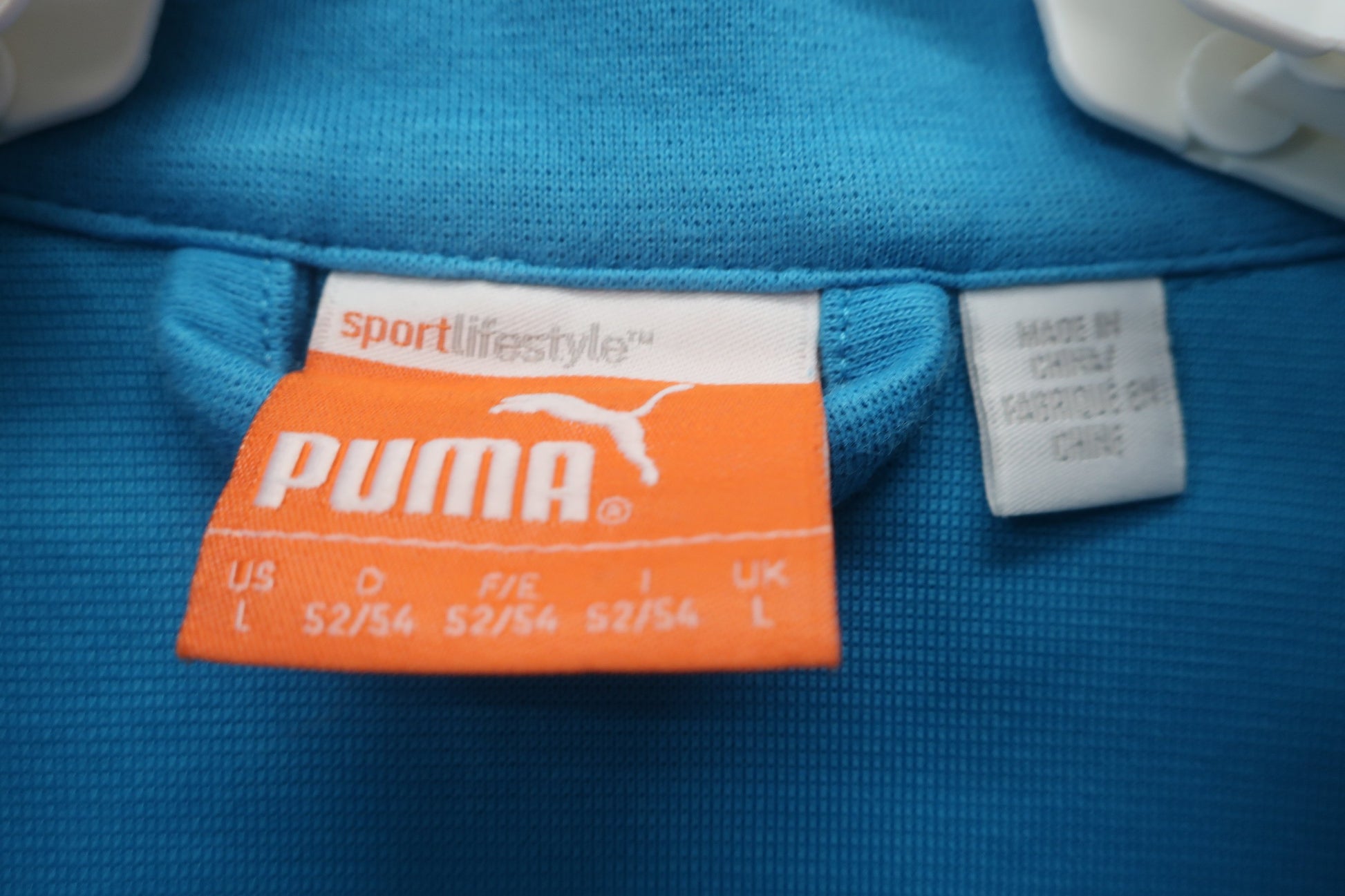 PUMA GOLF(プーマゴルフ) ジップアップトレーナー 水色黒 レディース US表記L B