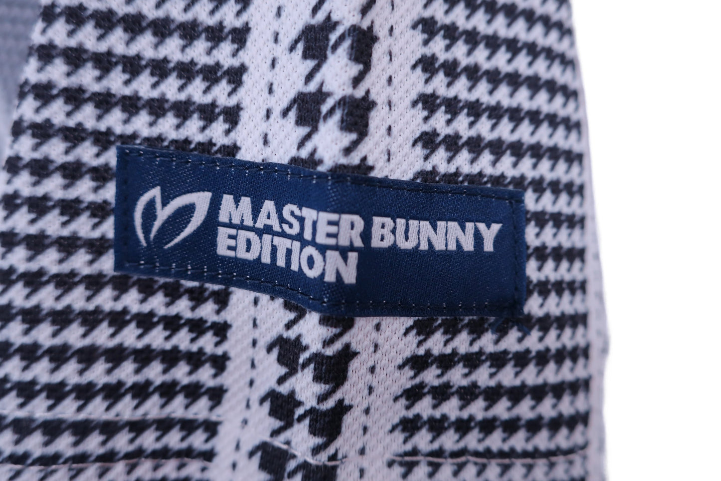 MASTER BUNNY EDITION(マスターバニーエディション) ポロシャツ 黒白千鳥格子 メンズ 6 158-6260803 A-4