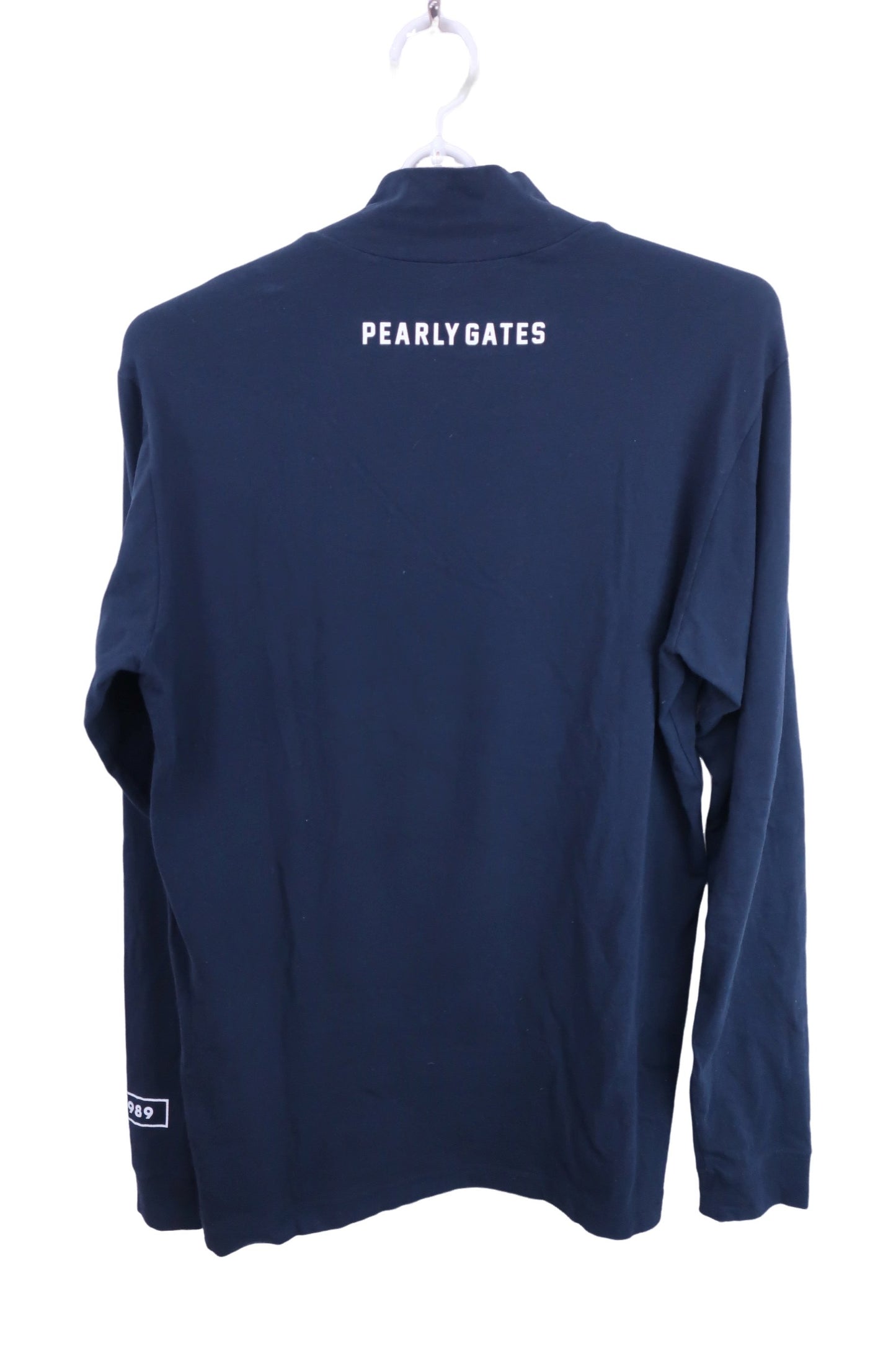 PEARLY GATES(パーリーゲイツ) 長袖モックネックシャツ ネイビー メンズ 6 053-9266801 B-6