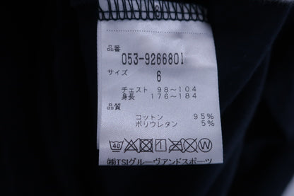 PEARLY GATES(パーリーゲイツ) 長袖モックネックシャツ ネイビー メンズ 6 053-9266801 B-8