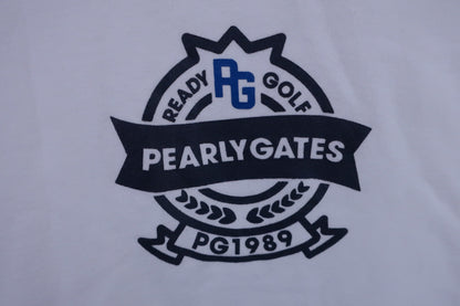 PEARLY GATES(パーリーゲイツ) 長袖モックネックシャツ 白 メンズ 6 053-9266801 A-2