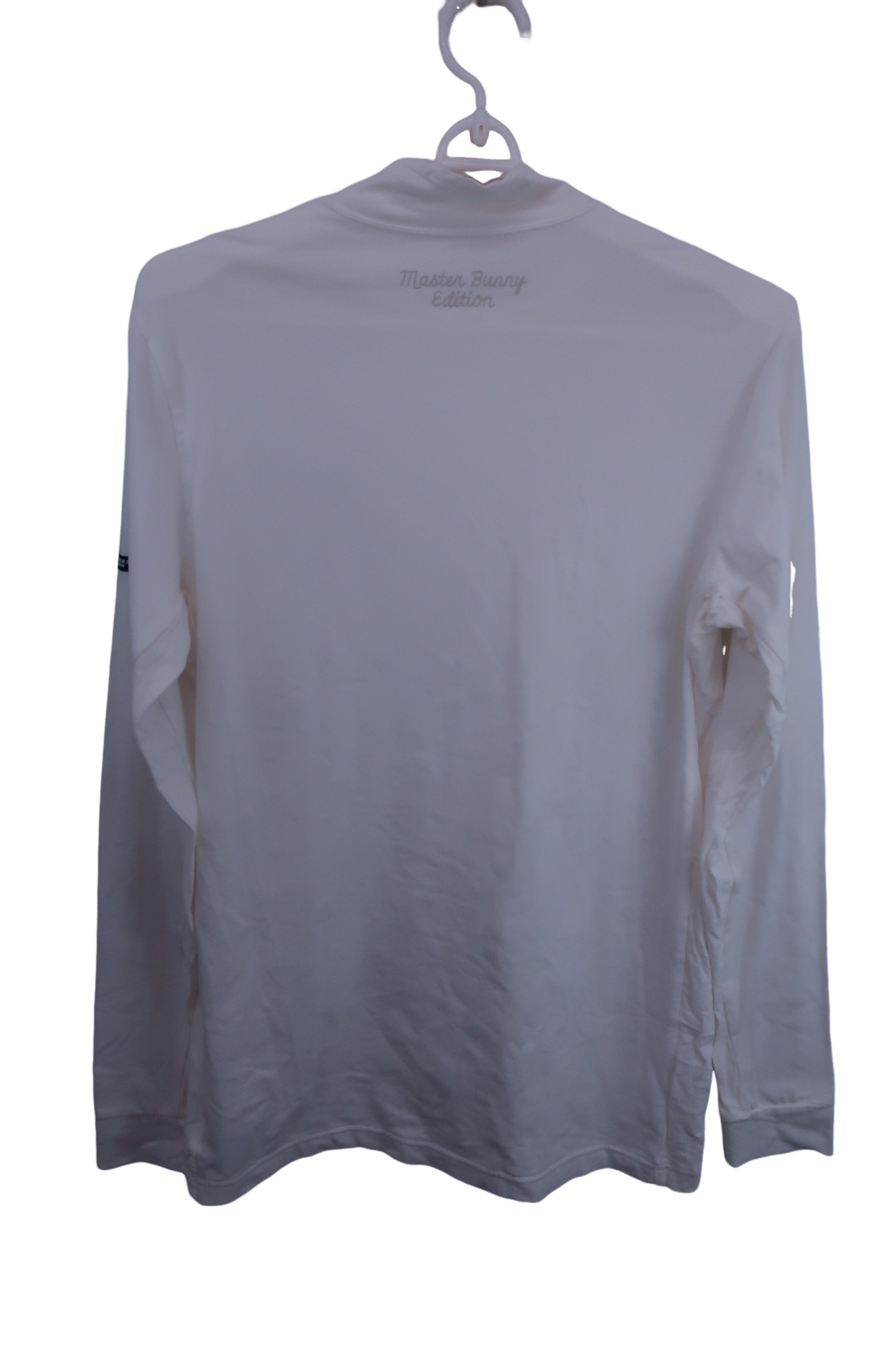 MASTER BUNNY EDITION(マスターバニーエディション) 長袖モックネックシャツ 白 メンズ 6 158-8166103 B-6