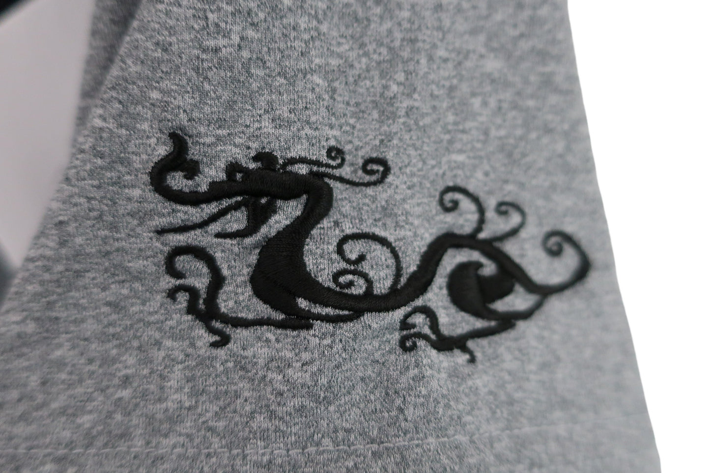 Dance With Dragon(ダンスウィズドラゴン) モックネックシャツ 黒白グレー メンズ 3 D1-185321 A-2