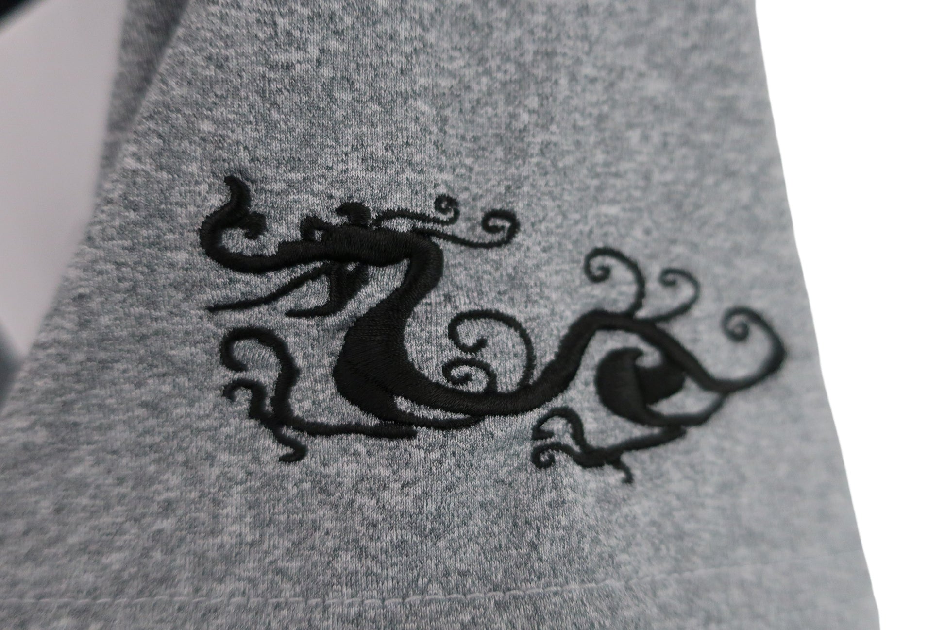 Dance With Dragon(ダンスウィズドラゴン) モックネックシャツ 黒白グレー メンズ 3 D1-185321 A-2