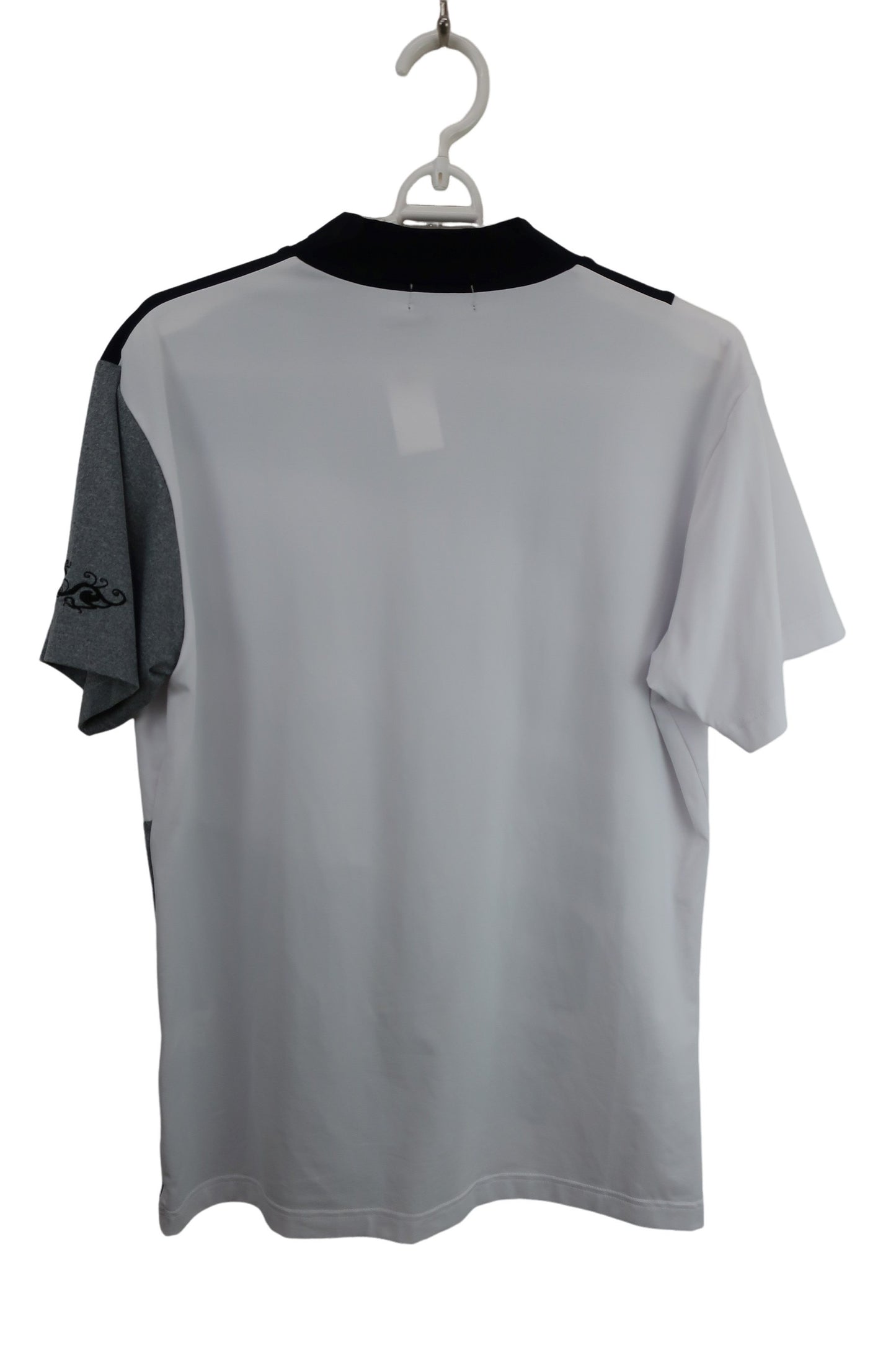 Dance With Dragon(ダンスウィズドラゴン) モックネックシャツ 黒白グレー メンズ 3 D1-185321 A-4