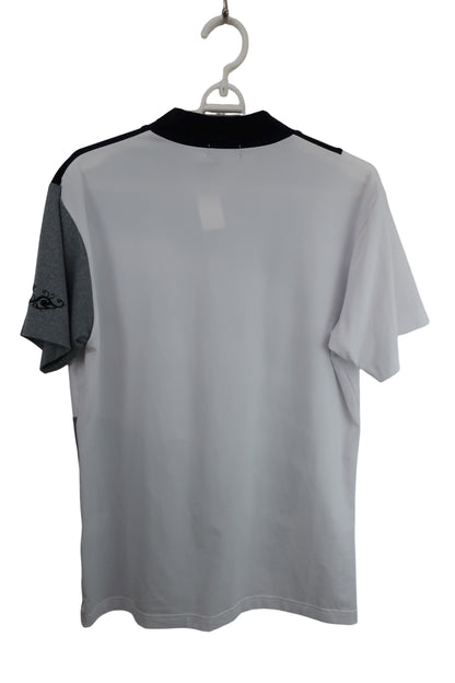 Dance With Dragon(ダンスウィズドラゴン) モックネックシャツ 黒白グレー メンズ 3 D1-185321 A-4