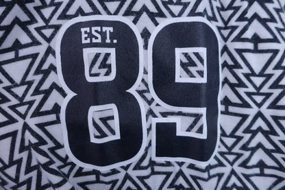 PEARLY GATES(パーリーゲイツ) 長袖モックネックシャツ 白黒総柄 メンズ 6 053-8266103 B-3