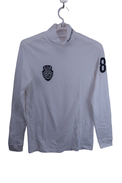 PEARLY GATES(パーリーゲイツ) 長袖モックネックシャツ 白 メンズ 6 053-7166121 A-1