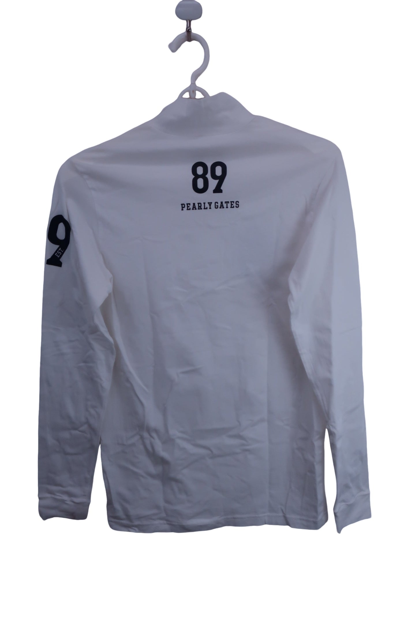 PEARLY GATES(パーリーゲイツ) 長袖モックネックシャツ 白 メンズ 6 053-7166121 A-5