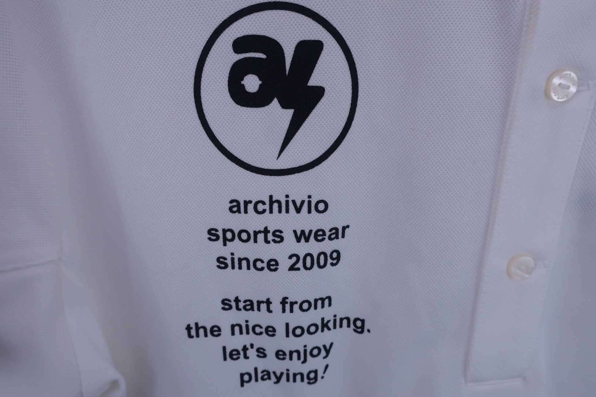 archivio(アルチビオ) ポロシャツ 白 メンズ 50 N-2