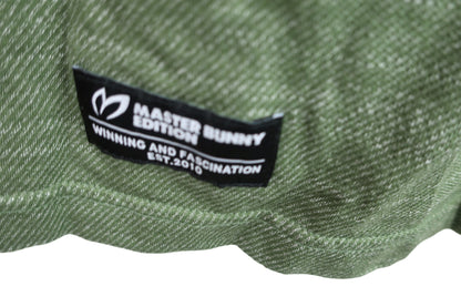 MASTER BUNNY EDITION(マスターバニーエディション) ハーフジップシャツ 緑 メンズ 6 758-0164401 A-3