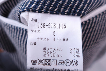 MASTER BUNNY EDITION(マスターバニーエディション) パンツ ネイビーストライプ メンズ 6 158-9131115 A-8