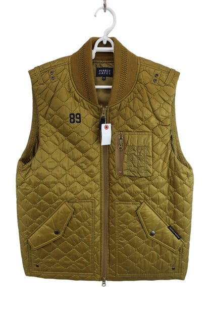 PEARLY GATES(パーリーゲイツ) ダウンベスト 黄土色 メンズ 5 053-258933 A-1