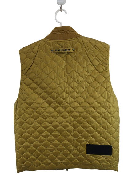 PEARLY GATES(パーリーゲイツ) ダウンベスト 黄土色 メンズ 5 053-258933 A-5