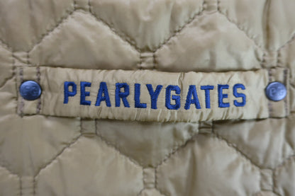 PEARLY GATES(パーリーゲイツ) ダウンベスト 黄土色 メンズ 5 053-258933 A-7