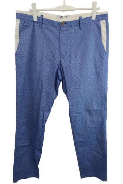 St ANDREWS(セントアンドリュース) パンツ 青色総柄 メンズ LL 042-9131353 B-1