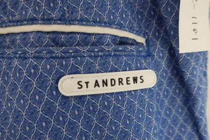 St ANDREWS(セントアンドリュース) パンツ 青色総柄 メンズ LL 042-9131353 B-3