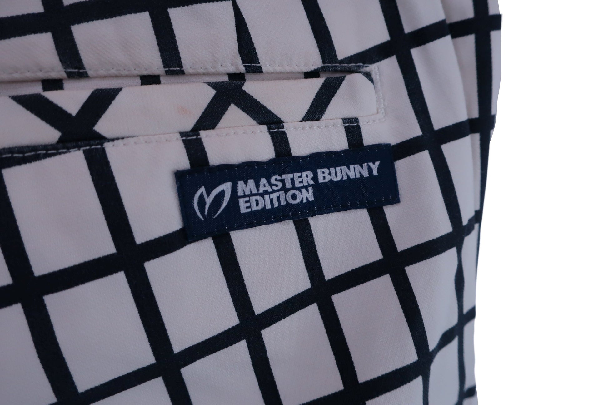 MASTER BUNNY EDITION(マスターバニーエディション) パンツ 白ネイビーチェック メンズ 7 158-131442 B-7