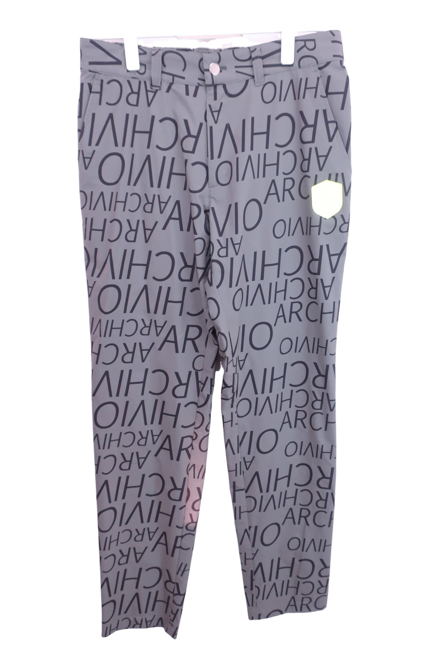 archivio(アルチビオ) パンツ カーキロゴ文字柄 メンズ 48 A027914 B-1