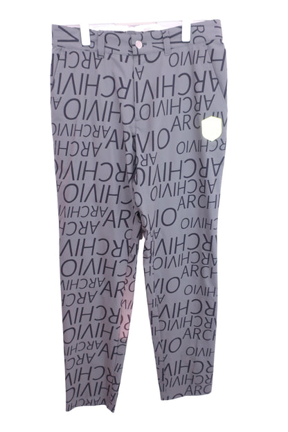 archivio(アルチビオ) パンツ カーキロゴ文字柄 メンズ 48 A027914 B-1