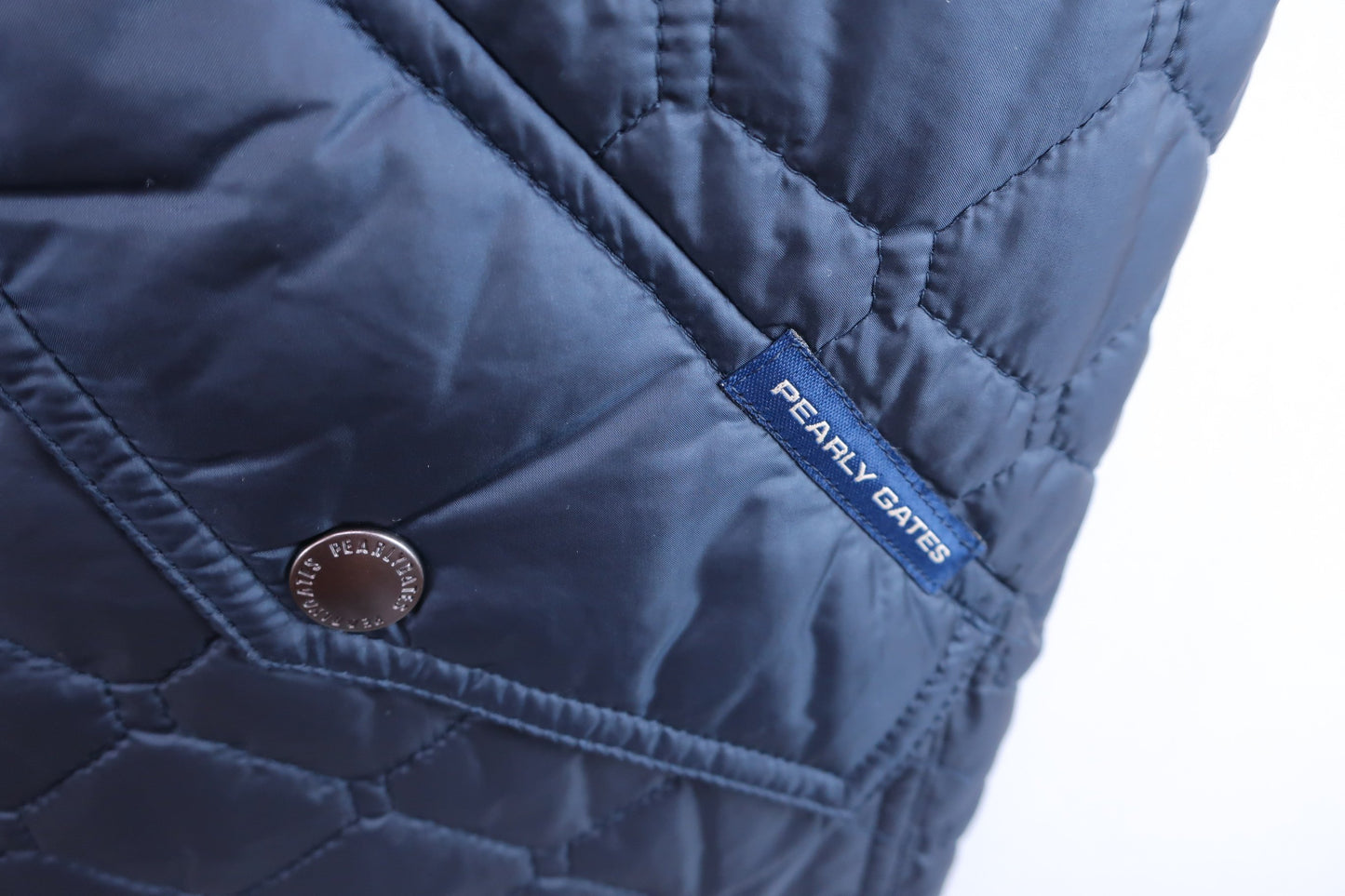 PEARLY GATES(パーリーゲイツ) ダウンベスト ネイビー メンズ 5 053-258933 A-3