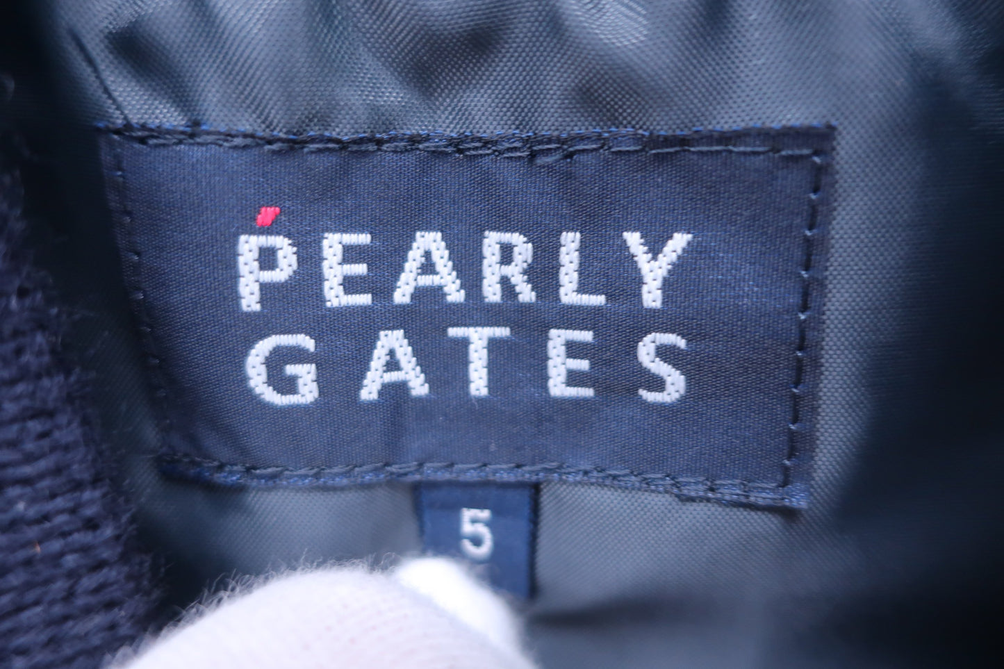 PEARLY GATES(パーリーゲイツ) ダウンベスト ネイビー メンズ 5 053-258933 A-4