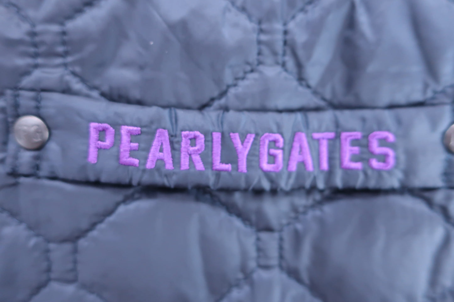 PEARLY GATES(パーリーゲイツ) ダウンベスト ネイビー メンズ 5 053-258933 A-6