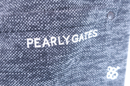 PEARLY GATES(パーリーゲイツ) パンツ グレー白ロゴ柄 メンズ 6 053-9231911 A-4