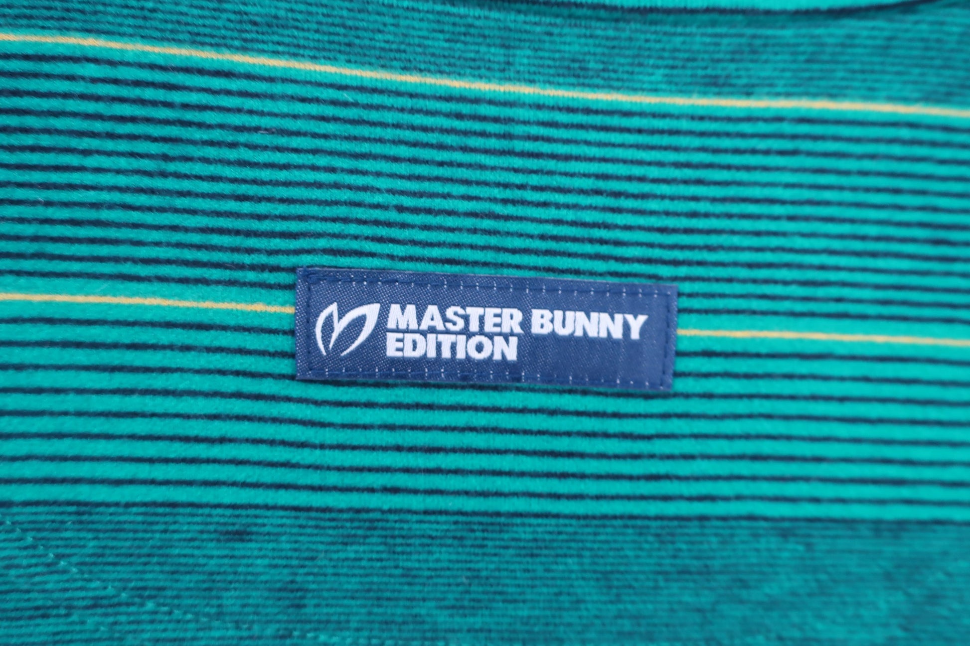 MASTER BUNNY EDITION(マスターバニーエディション) 長袖ハイネックシャツ 緑ボーダー メンズ 5 158-266003 A-6