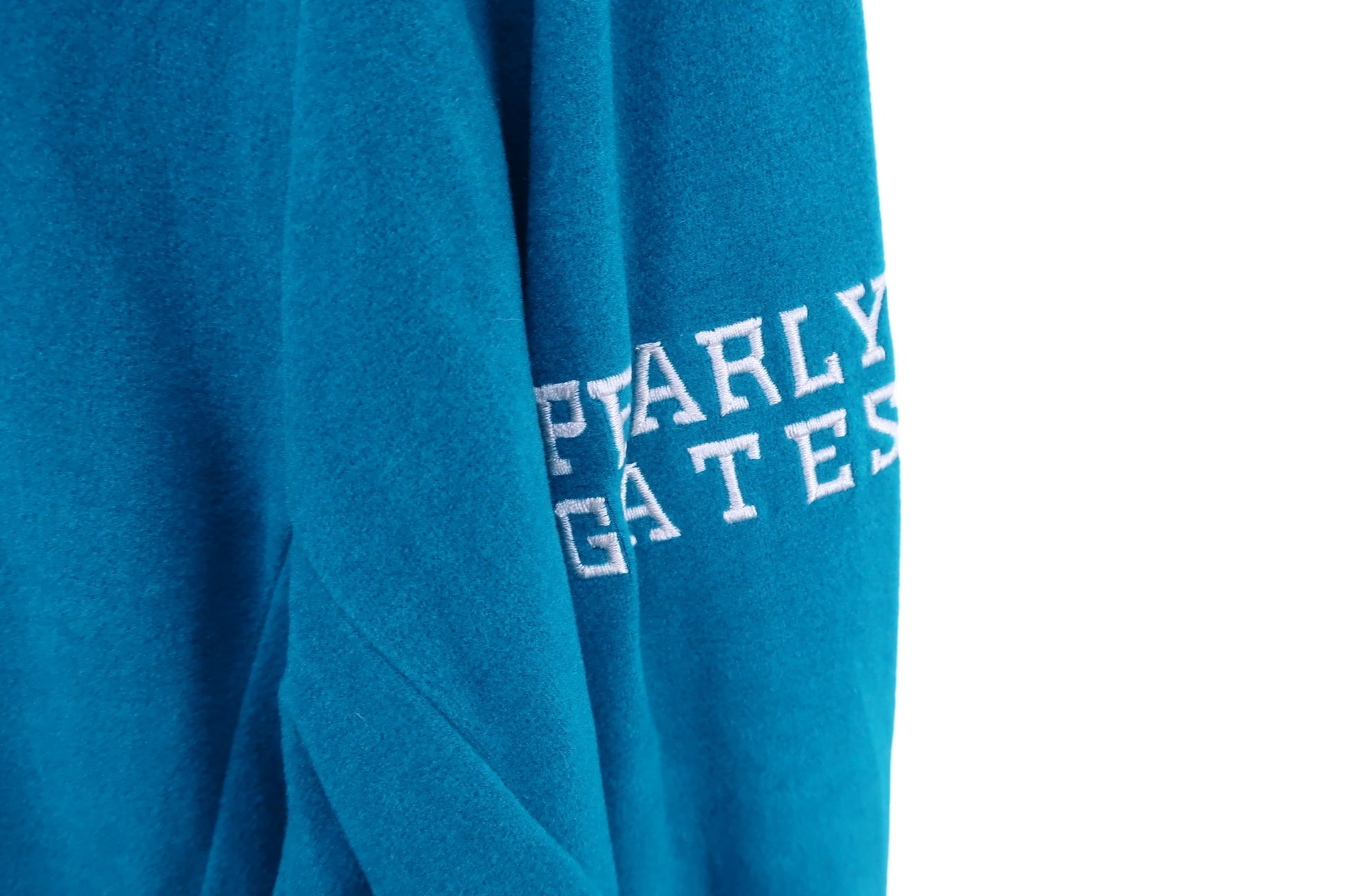 PEARLY GATES(パーリーゲイツ) ハーフジップシャツ 水色 メンズ 6 053-166007 B-5