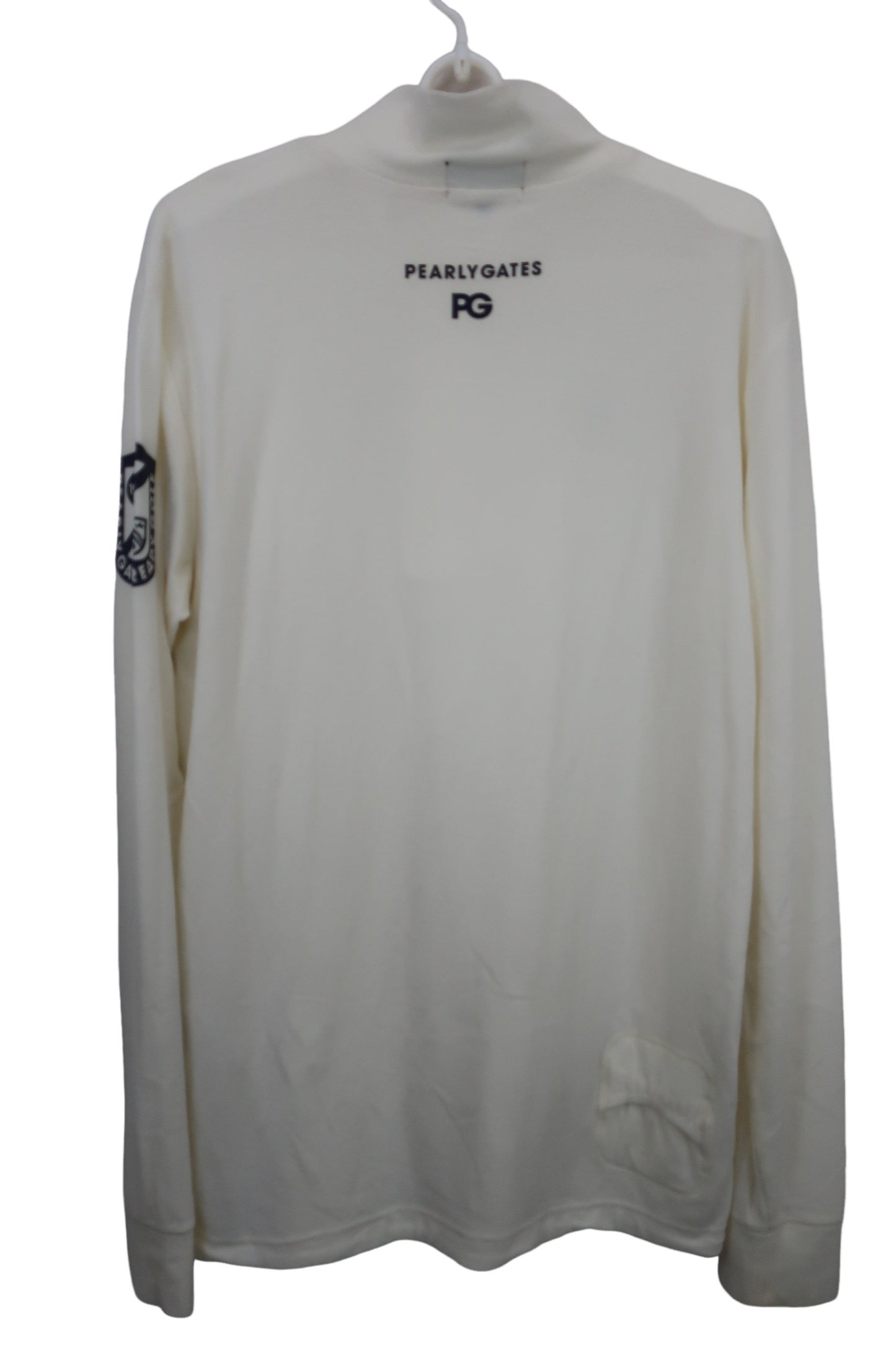 PEARLY GATES(パーリーゲイツ) ハーフジップシャツ 白 メンズ 6 053-9166105 A-5