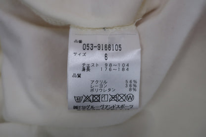 PEARLY GATES(パーリーゲイツ) ハーフジップシャツ 白 メンズ 6 053-9166105 A-6