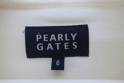 PEARLY GATES(パーリーゲイツ) ハーフジップシャツ 白 メンズ 6 053-166007 A-2