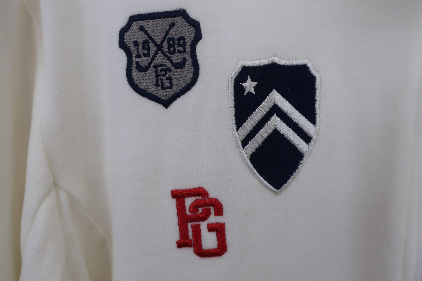 PEARLY GATES(パーリーゲイツ) ハーフジップシャツ 白 メンズ 6 053-166007 A-3