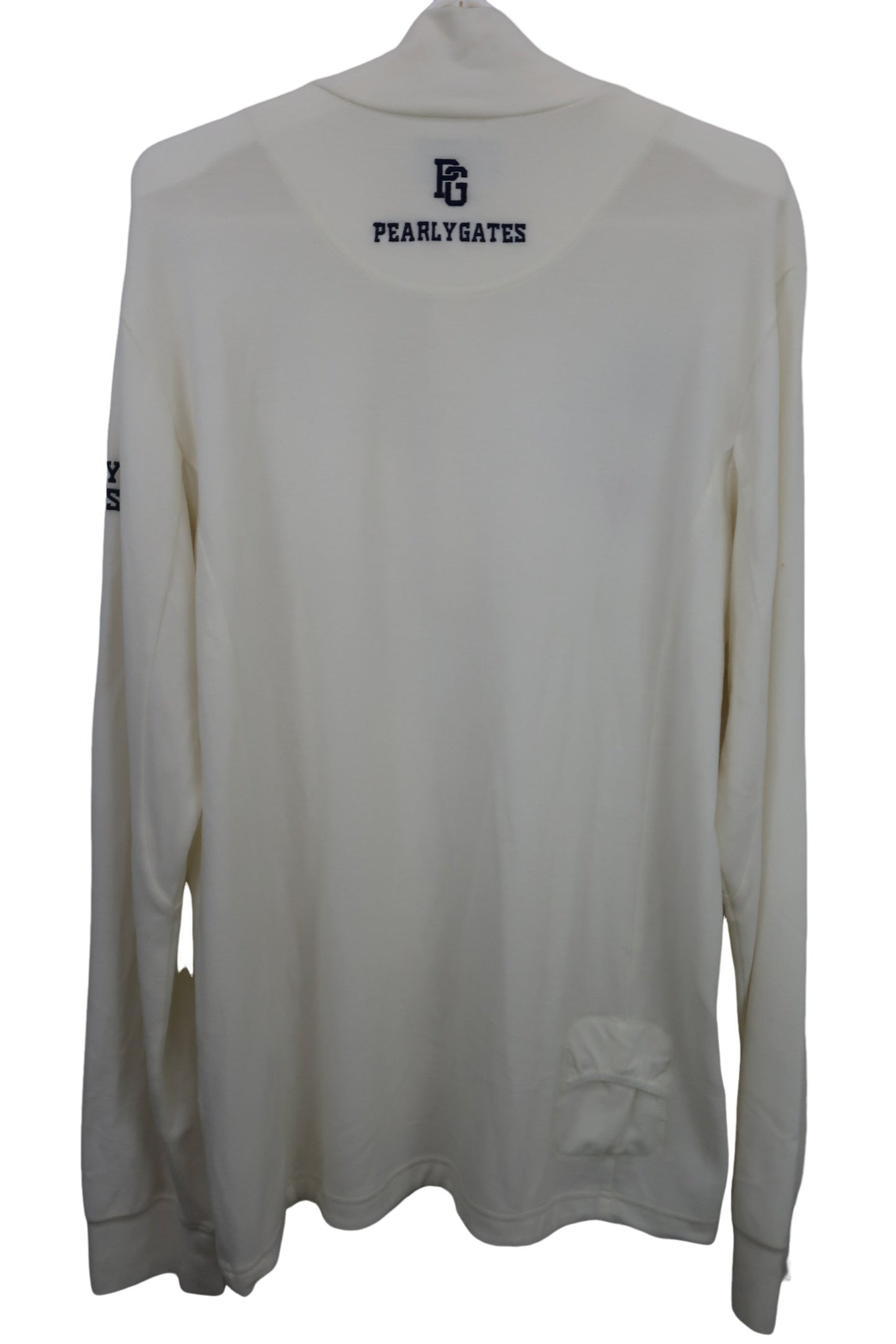 PEARLY GATES(パーリーゲイツ) ハーフジップシャツ 白 メンズ 6 053-166007 A-5