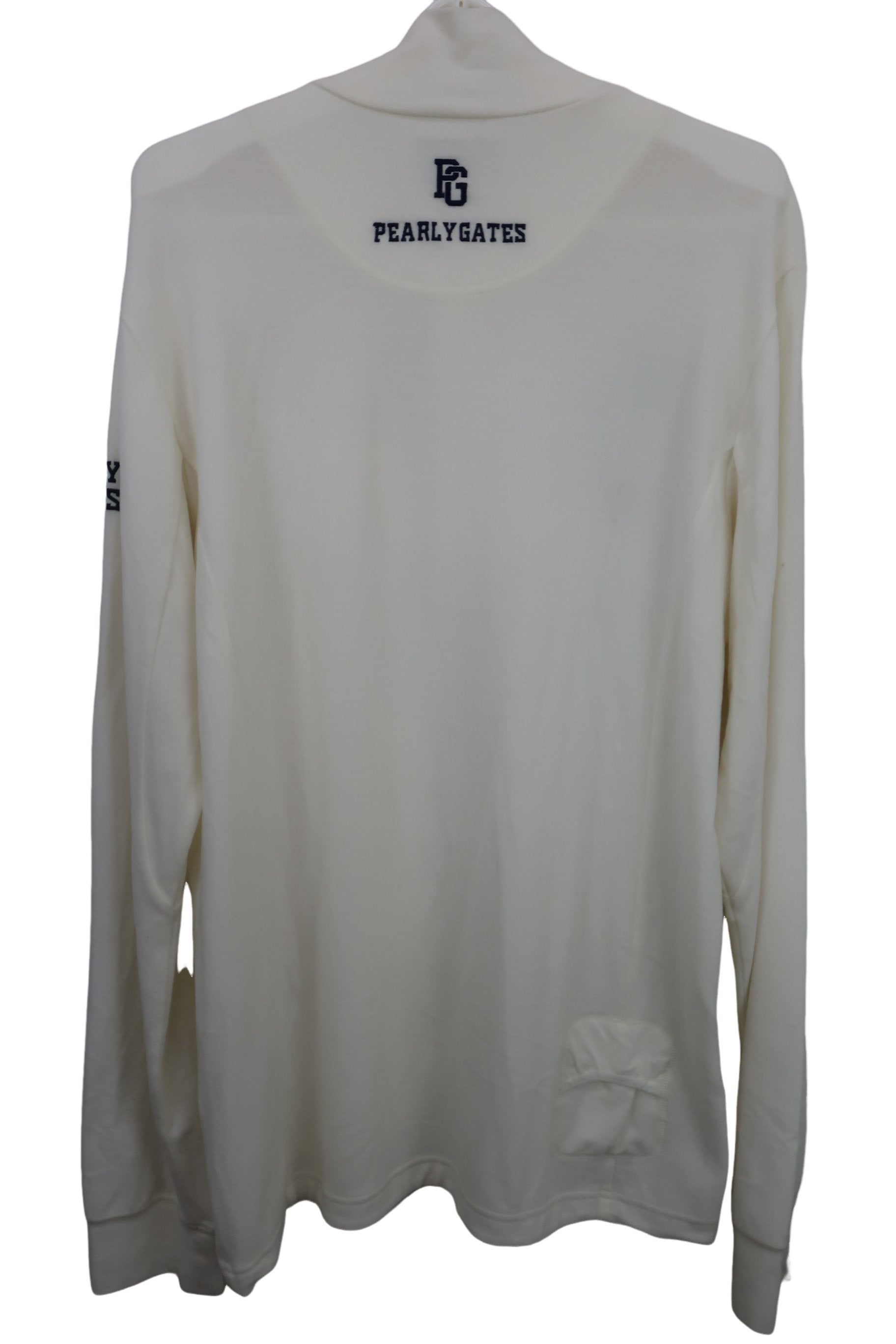 PEARLY GATES(パーリーゲイツ) ハーフジップシャツ 白 メンズ 6 053-166007 A-5