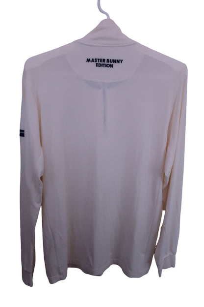 MASTER BUNNY EDITION(マスターバニーエディション) ハーフジップシャツ 白 メンズ 5 158-7166101 B-6