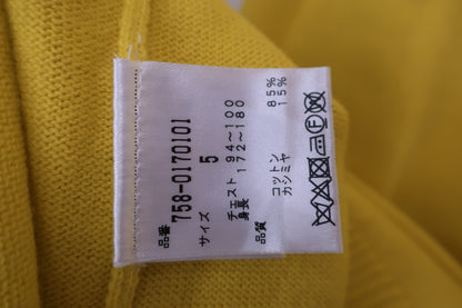 MASTER BUNNY EDITION(マスターバニーエディション) セーター 黄色 メンズ 5 758-0170101 A-7