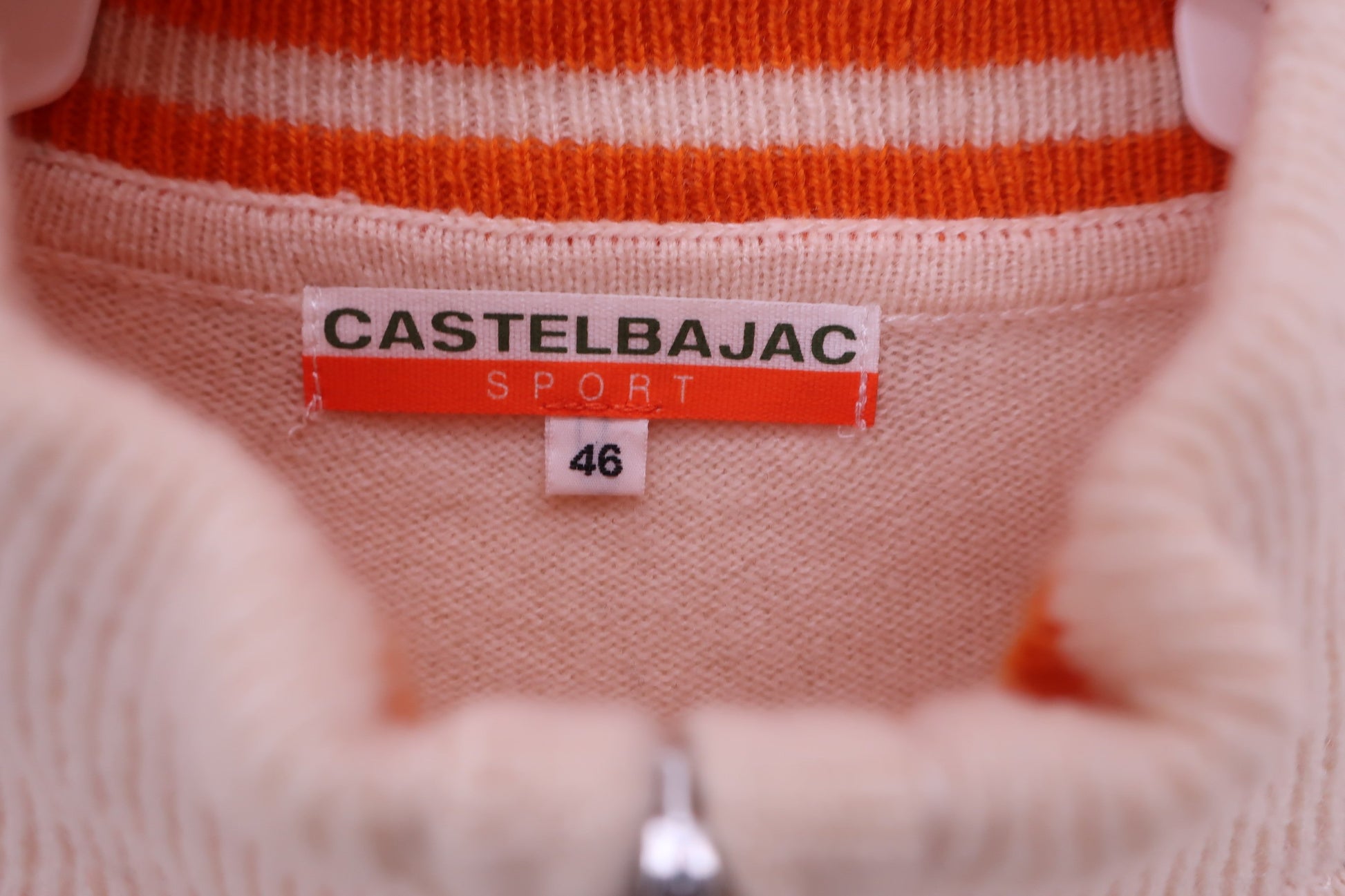 CASTELBAJAC(カステルバジャック) ハーフジップセーター ベージュ メンズ 46 B-2