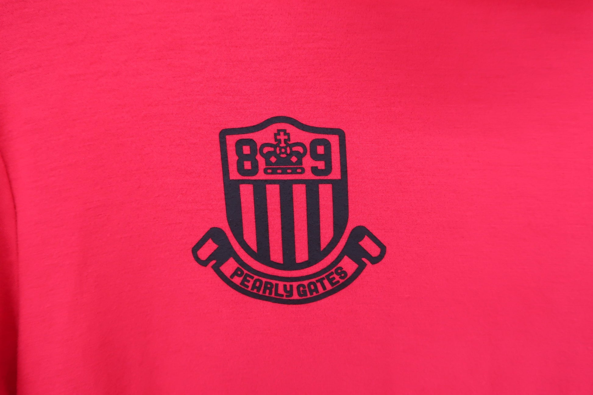 PEARLY GATES(パーリーゲイツ) 長袖モックネックシャツ ピンク メンズ 5 053-6166011 A-2