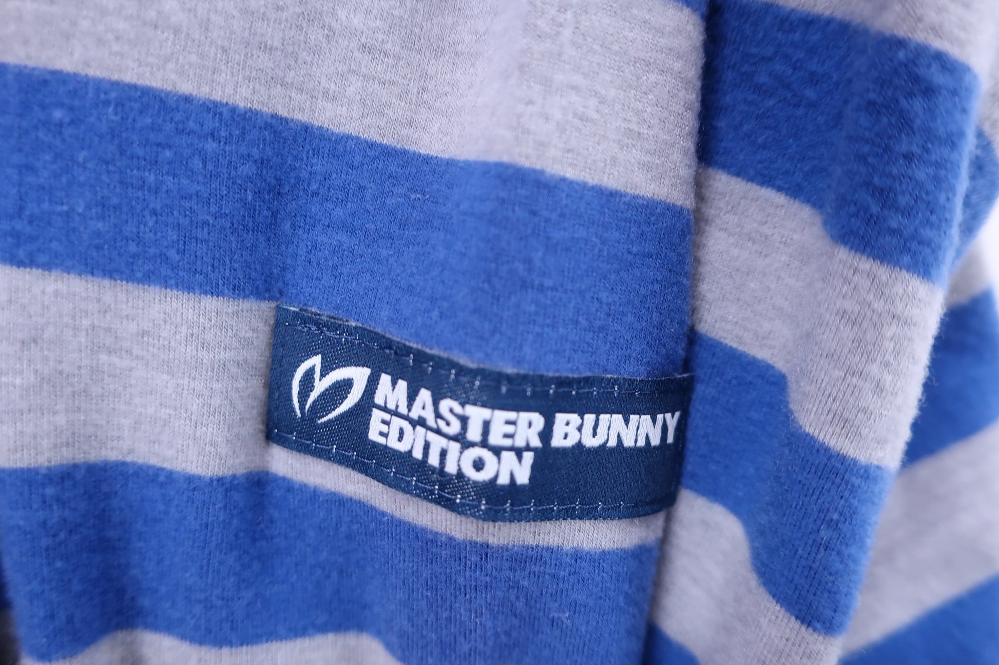 MASTER BUNNY EDITION(マスターバニーエディション) 長袖モックネックシャツ 青グレー メンズ 6 158-6166105 A-2