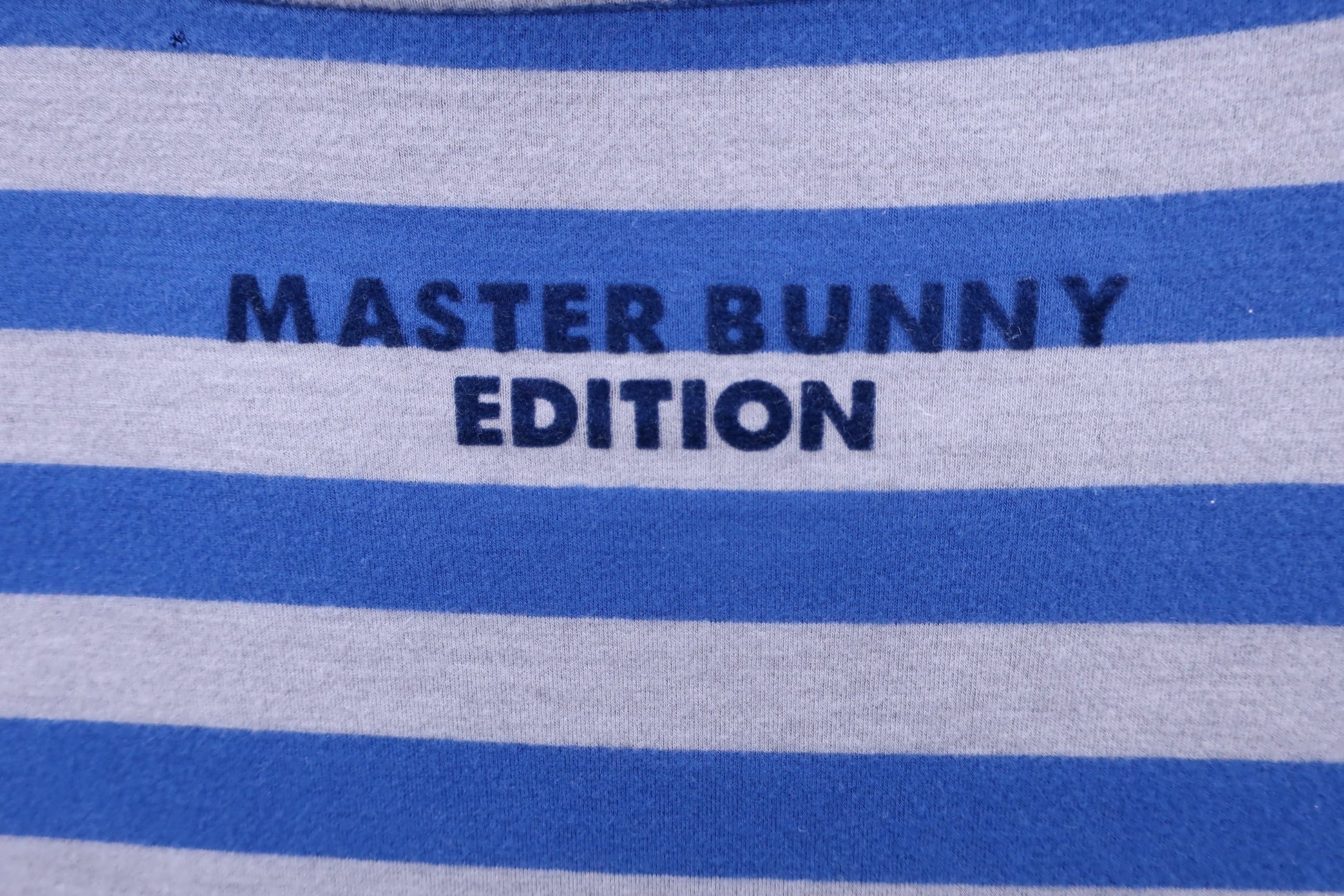 MASTER BUNNY EDITION(マスターバニーエディション) 長袖モックネックシャツ 青グレー メンズ 6 158-6166105 A-5