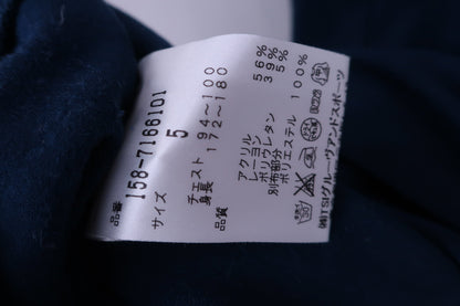 MASTER BUNNY EDITION(マスターバニーエディション) ハーフジップシャツ ネイビー メンズ 5 158-7166101 A-8