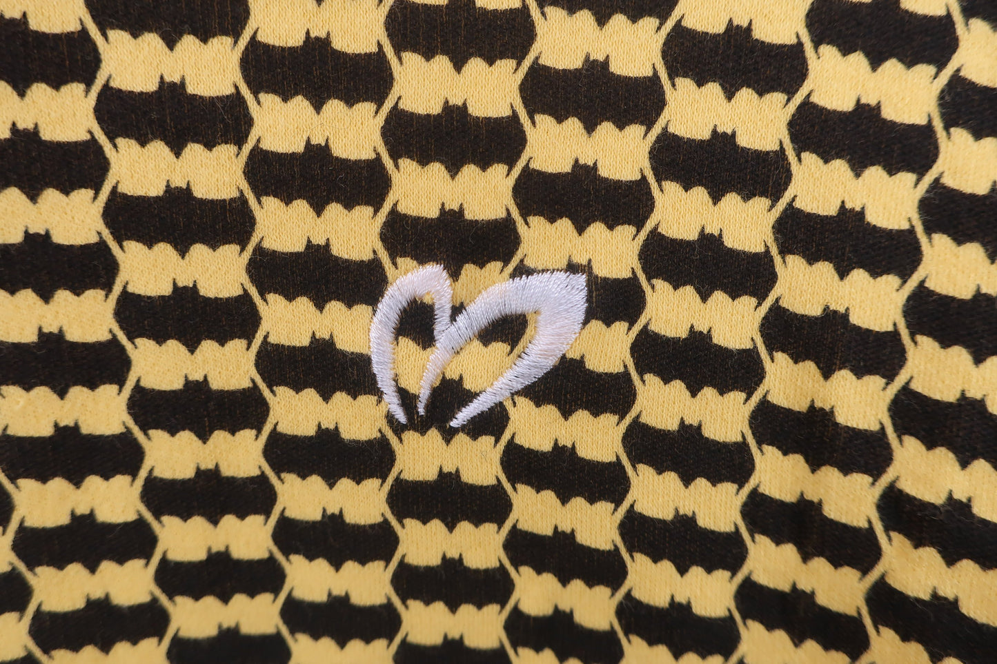 MASTER BUNNY EDITION(マスターバニーエディション) 長袖モックネックシャツ 黄色総柄 メンズ 5 158-9266931 A-2