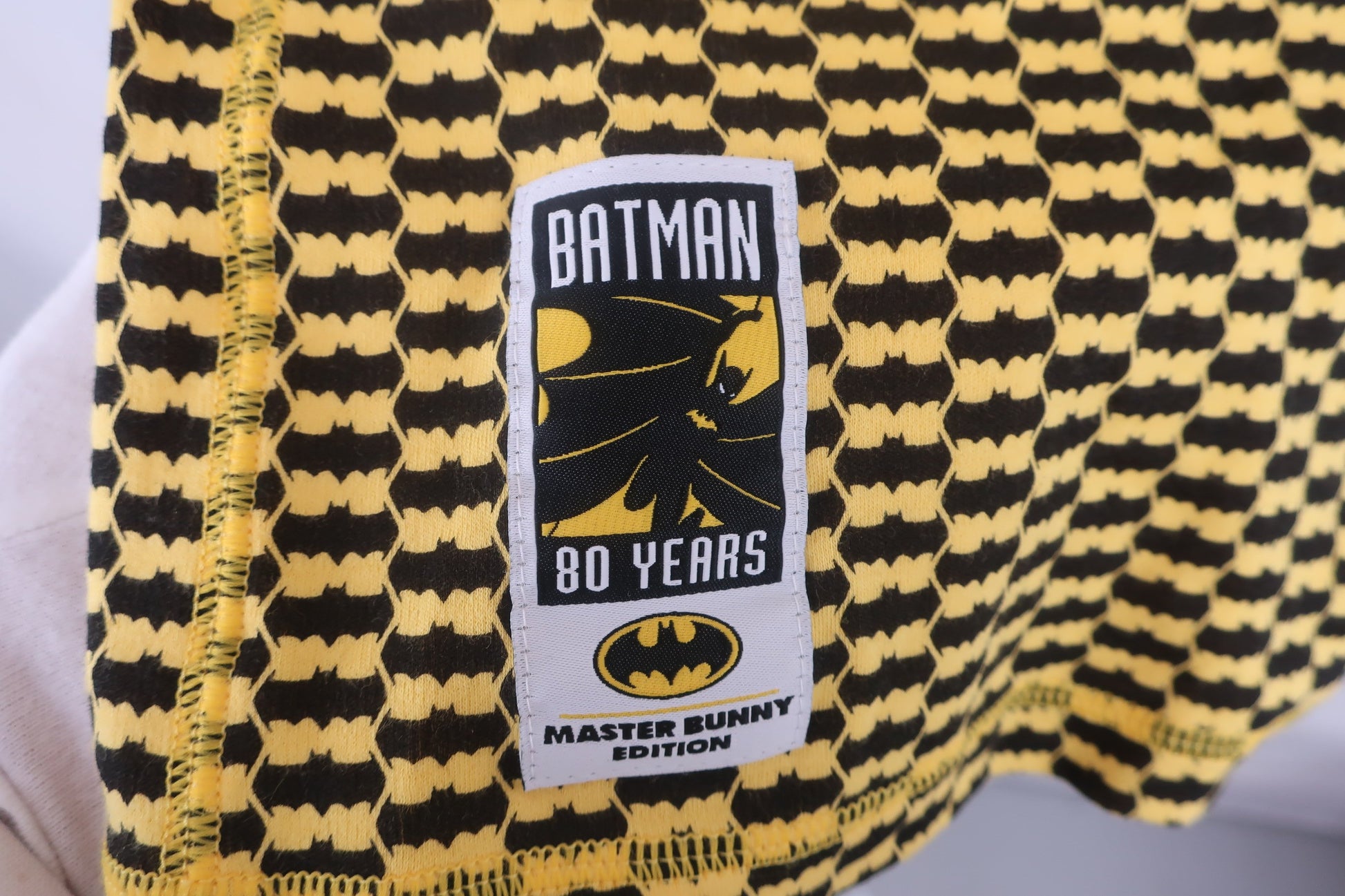 MASTER BUNNY EDITION(マスターバニーエディション) 長袖モックネックシャツ 黄色総柄 メンズ 5 158-9266931 A-3