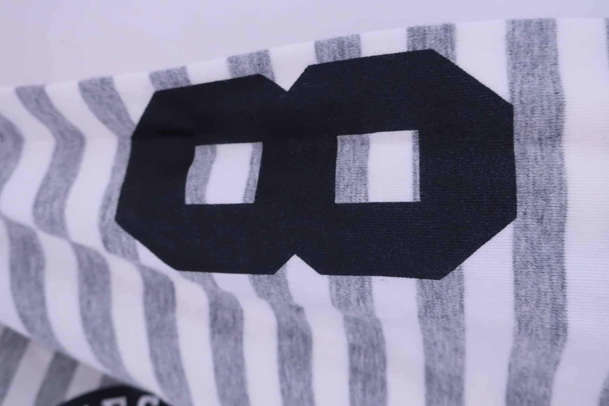 PEARLY GATES(パーリーゲイツ) 長袖モックネックシャツ 白グレーボーダー メンズ 6 053-966157 N-4