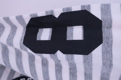 PEARLY GATES(パーリーゲイツ) 長袖モックネックシャツ 白グレーボーダー メンズ 6 053-966157 N-4