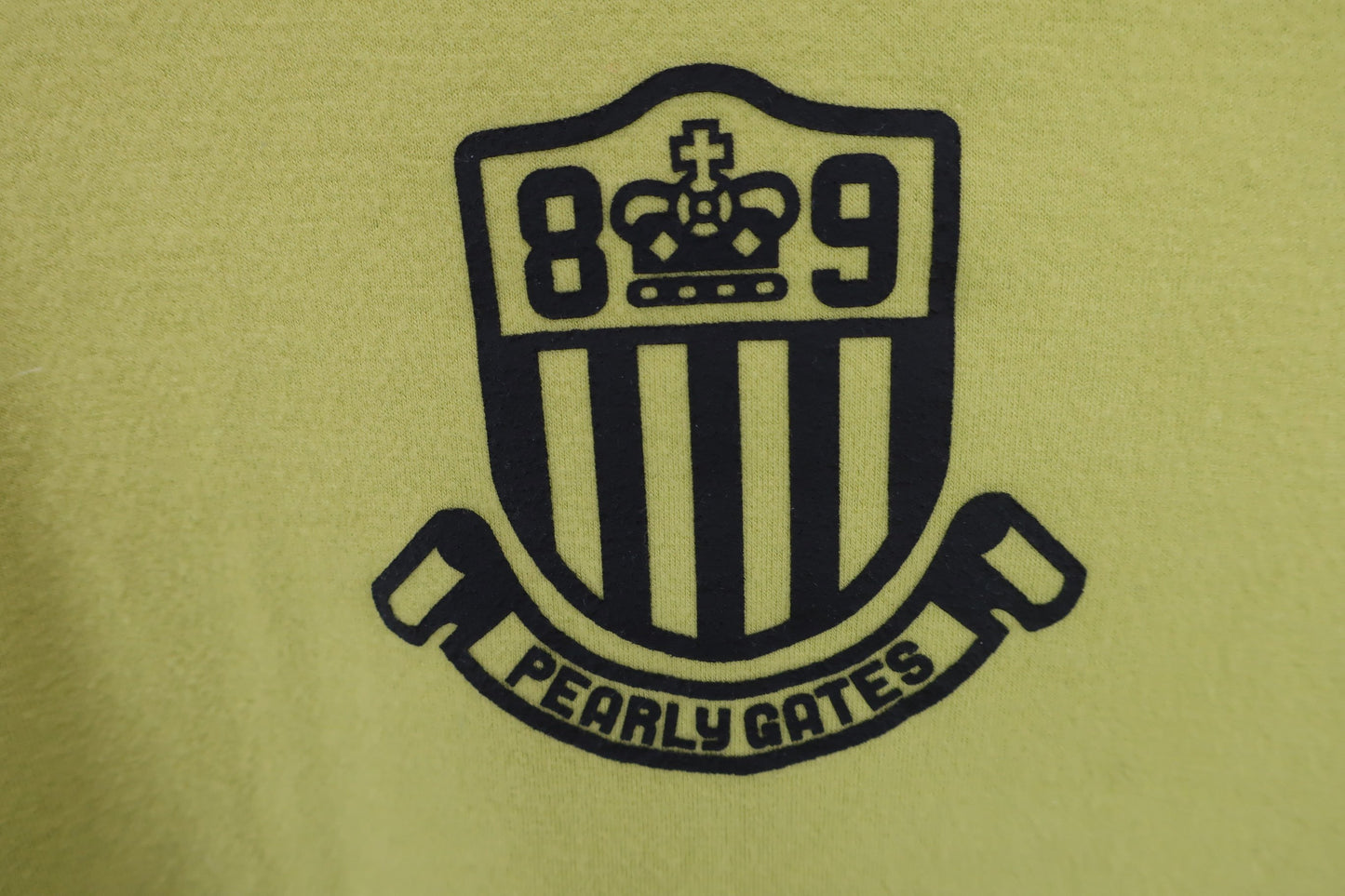 PEARLY GATES(パーリーゲイツ) 長袖モックネックシャツ 黄緑 メンズ 5 053-6166011 B-2